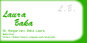 laura baka business card